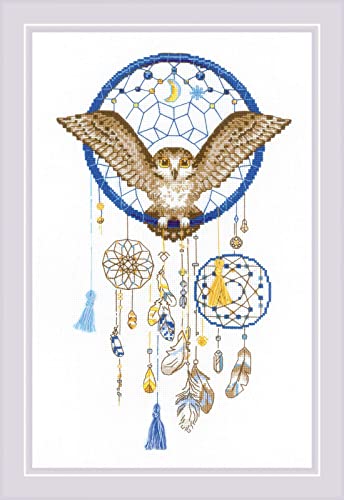 RIOLIS Counted Cross Stitch Kit 9.75"X15.75"-Owl Dreams (14 Count) -R1989 von Riolis
