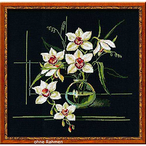 Riolis Kreuzstich-Set "Weiße Orchidee", Zählmuster von Riolis
