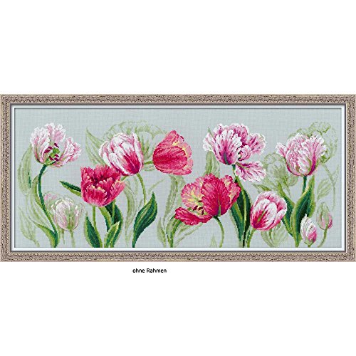 Riolis Kreuzstich-Set "Frühling Tulpen", Zählmuster von Riolis