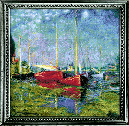 Riolis Kreuzstichpackung "Argenteuil nach der Malerei von C. Monet", Zählmuster Riolis Kreuzstichpackung "Argenteuil nach der Malerei von C. Monet", Zählmuster von Riolis
