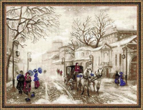 Riolis Kreuzstich-Set "antike Straße", Zählmuster von Riolis