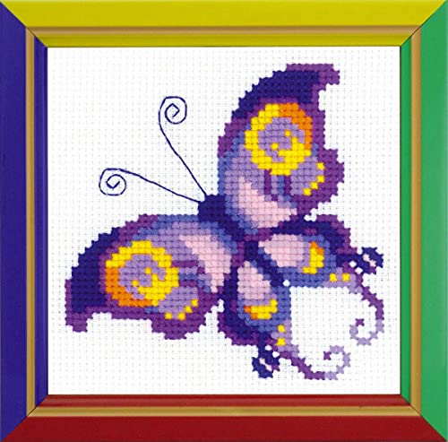 Riolis Kreuzstich-Set "Amethyst Schmetterling", Zählmuster Riolis Kreuzstich-Set "Amethyst Schmetterling", Zählmuster von Riolis