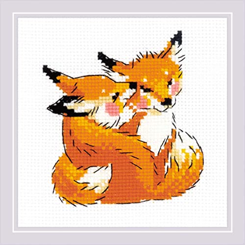 Riolis Kreuzstich Set "Amore Mio", Zählmuster, 15x15cm von Riolis