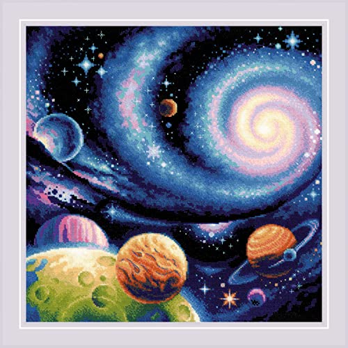 RIOLIS Counted Cross Stitch Kit 15.75"X15.75"-Other Worlds (14 Count) RIOLIS Counted Cross Stitch Kit 15.75"X15.75"-Other Worlds (14 Count) von Riolis