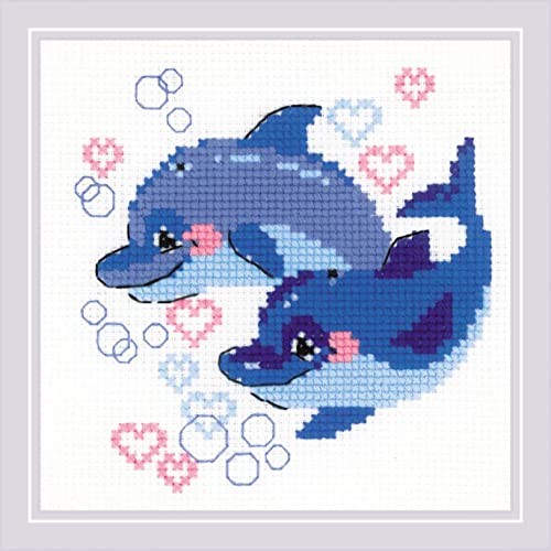 Riolis Kreuzstich Set "Mare d amore", Zählmuster, 15x15cm von Riolis