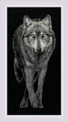 Riolis Kreuzstich Stickpackung "Alpha", Zählmuster, 25x50cm von Riolis
