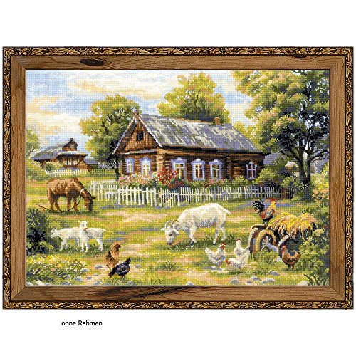 Riolis Kreuzstich-Set "Abend auf dem Land", Zählmuster von Riolis