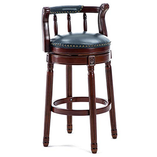RiouPsithuric 360° drehbare Barhocker, Esszimmerstühle aus Leder in Thekenhöhe, perfekt für Küche und Wohnzimmer, Blau, 25,6"/29,5" höhenverstellbar, stilvoll und bequem RiouPsithuric 360° drehbare Barhocker, Esszimmerstühle aus Leder in Thekenhöhe, perfekt für Küche und Wohnzimmer, Blau, 25,6"/29,5" höhenverstellbar, stilvoll und bequem von RiouPsithuric