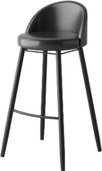 RiouPsithuric Barhocker in Thekenhöhe, 2er-Set – Metallbeine, Sitzfläche aus PU-Leder, Stühle für Kücheninseln mit niedriger Rückenlehne, Moderne Esszimmermöbel für Zuhause und Café RiouPsithuric Barhocker in Thekenhöhe, 2er-Set – Metallbeine, Sitzfläche aus PU-Leder, Stühle für Kücheninseln mit niedriger Rückenlehne, Moderne Esszimmermöbel für Zuhause und Café von RiouPsithuric