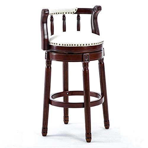 RiouPsithuric Stilvolle Barhocker mit 360°-Drehung, Esszimmerstühle mit Ledersitz und Thekenhöhe für Wohnzimmer und Küche, verstellbar 25,6"/29,5" – modernes weißes Design, Perfekter Komfort RiouPsithuric Stilvolle Barhocker mit 360°-Drehung, Esszimmerstühle mit Ledersitz und Thekenhöhe für Wohnzimmer und Küche, verstellbar 25,6"/29,5" – modernes weißes Design, Perfekter Komfort von RiouPsithuric
