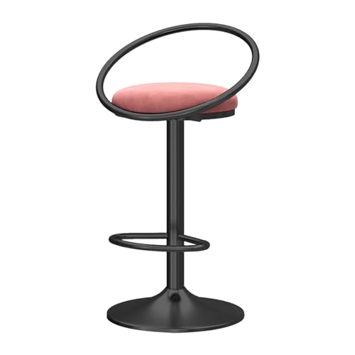RiouPsithuric Verstellbares, drehbares Barhocker-Set – Gepolsterte Stühle in Thekenhöhe mit hohler Rückenlehne für Küche, Esszimmer, Hausbar, modernes Design, Bequeme Sitzgelegenheiten, leicht z von RiouPsithuric
