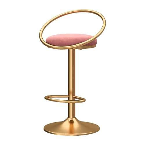 RiouPsithuric Verstellbares, drehbares Barhocker-Set – Gepolsterte Stühle in Thekenhöhe mit hohler Rückenlehne für Küche, Esszimmer, Hausbar, modernes Design, Komfort und Stil von RiouPsithuric