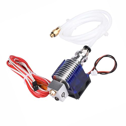 Rirsoasy 24 V 40 W Ganzmetall V6 J-Head Hotend Extruder Hotend 1,75 mm Kit für 3D-Drucker, 0,4 mm Düse von Rirsoasy