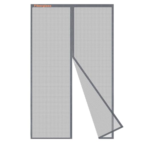 Risareyi Magnet Fliegengitter Balkontür Ohne Bohren 70x195cm, Grau Verstärkt Fiberglas Fliegengitter Tür Magnet Moskitonetz Tür Insektenschutz Balkontür für Haustür Terrassentür Risareyi Magnet Fliegengitter Balkontür Ohne Bohren 70x195cm, Grau Verstärkt Fiberglas Fliegengitter Tür Magnet Moskitonetz Tür Insektenschutz Balkontür für Haustür Terrassentür von Risareyi