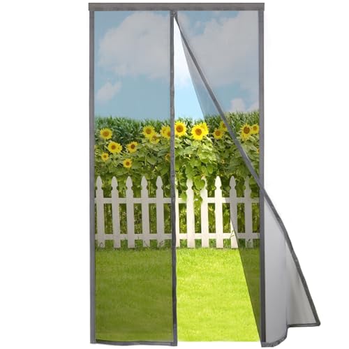 Risareyi Magnet Fliegengitter Balkontür 86.36x190.5cm, Grau Risareyi Magnet Fliegengitter Balkontür 86.36x190.5cm, Grau von Risareyi