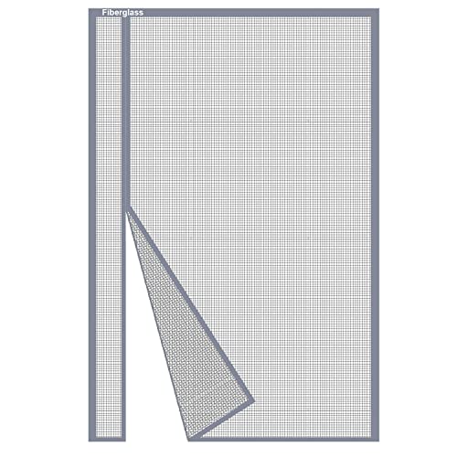 Risareyi Seitliche Öffnung Fliegengitter Tür Magnet 235x265cm, Grau Fiberglas Netz Fliegengitter Balkontür Ohne Bohren Insektenschutz Balkontür Fliegenvorhang mit Klebeband für Terrassentür Risareyi Seitliche Öffnung Fliegengitter Tür Magnet 235x265cm, Grau Fiberglas Netz Fliegengitter Balkontür Ohne Bohren Insektenschutz Balkontür Fliegenvorhang mit Klebeband für Terrassentür von Risareyi