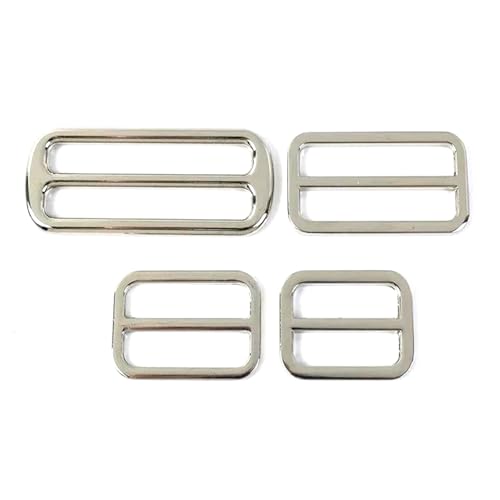 Risdany 10 Stück 25–50 mm Metall-Dreiwege-Gleitringschnalle, Verstellbarer Gurthaken, geeignet für Schultergurt-DIY-Zubehör,32 mm Risdany 10 Stück 25–50 mm Metall-Dreiwege-Gleitringschnalle, Verstellbarer Gurthaken, geeignet für Schultergurt-DIY-Zubehör,32 mm von Risdany