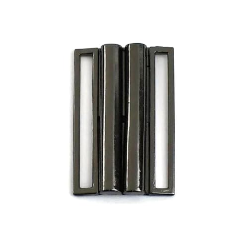 Risdany 5 Stück 30–80 mm dekorative Gürtelschnallen aus Metall, verstellbare Mantel- und Taschenverschlüsse, geeignet für DIY-Nähzubehör,40 mm von Risdany