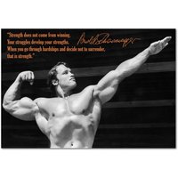 Arnold Schwarzenegger Motivationsposter - Body Building Inspirational Quote 01 Wall Art For Home Office Gym Hochwertige Drucke Arnold Schwarzenegger Motivationsposter - Body Building Inspirational Quote 01 Wall Art For Home Office Gym Hochwertige Drucke von RiseUpArts