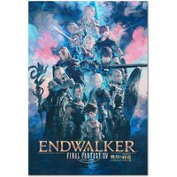 Final Fantasy Xiv | 14 Online Endwalker Poster | Offizielle Schlüsselkunst Ungerahmte Version - Hochwertige Drucke von RiseUpArts