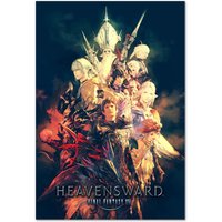 Final Fantasy Xiv | 14 Online Heavensward Poster | Offizielle Schlüsselkunst Ungerahmte Version - Hochwertige Drucke von RiseUpArts