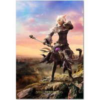 Final Fantasy Xiv | 14 Online Poster | Y'shtola Rhul Key Art Ungerahmte Version - Hochwertige Drucke von RiseUpArts