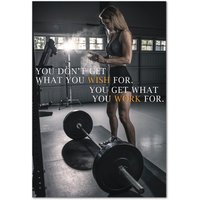 Fitness Poster Motivierende Inspiration Zitate Drucke Für Bodybuilding Workout Männer Frauen 13 - Wandkunst Home Office Gym Hochwertige von RiseUpArts