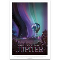 Nasa Weltraum Poster, Retro Wandkunst, Weltraumreise Poster - Jupiter Mission Hochwertige Drucke von RiseUpArts