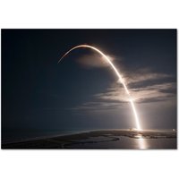 Space X Poster - Falcon 9 Launch Path Fotografie Mission Hochwertige Drucke Space X Poster - Falcon 9 Launch Path Fotografie Mission Hochwertige Drucke von RiseUpArts