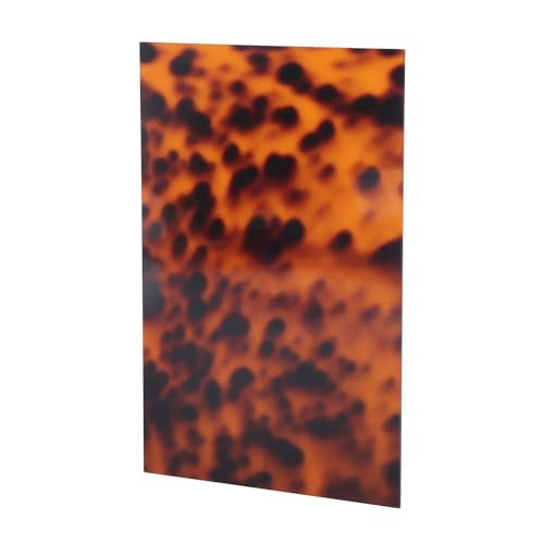 2pcs Acrylplatten, 30 x 20cm Farbige Acrylglas Platte | 3MM Dicke Acryl Platten Gegossenes für Beschilderungen, DIY-Projekte(Leopardenmuster) von Risegun