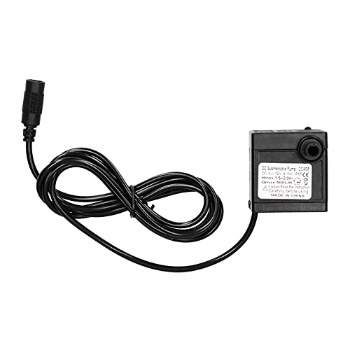 Risegun Mini Wasserpumpe, 500L/H 5W Tauchpumpe Ultra Leise Aquarium Pumpe Bürstenlose Tauchwasserpumpe Springbrunnen Pumpe für Aquarium Teich Garten von Risegun