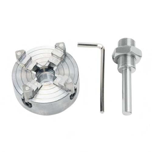 Risegun Backenfutter, 4-Backen Spannfutter Set Selbstzentrierendes Vierbackenfutter Zinklegierung Mini Drehmaschine Spannfutter Hand Elektrische Bohrmaschine Pleuel Elektrowerkzeug Risegun Backenfutter, 4-Backen Spannfutter Set Selbstzentrierendes Vierbackenfutter Zinklegierung Mini Drehmaschine Spannfutter Hand Elektrische Bohrmaschine Pleuel Elektrowerkzeug von Risegun