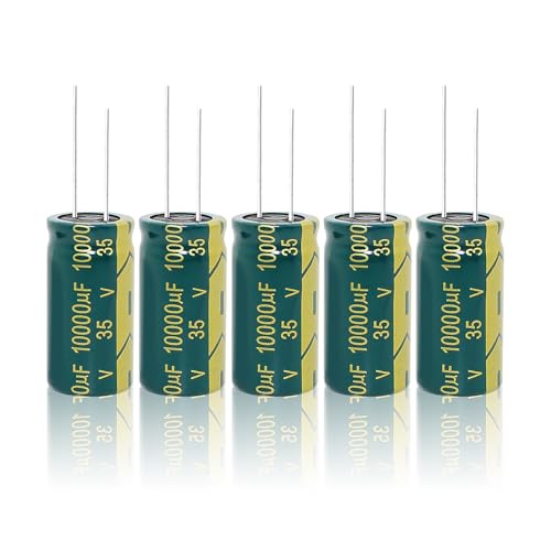 Elektrolytkondensatoren, 5 Stück 35 V 10000 UF 18 * 35 mm Aluminium-Elektrolytkondensator-Sortiment-Box-Kit Elektronische Hochfrequenzkomponenten Elektrolytkondensatoren, 5 Stück 35 V 10000 UF 18 * 35 mm Aluminium-Elektrolytkondensator-Sortiment-Box-Kit Elektronische Hochfrequenzkomponenten von Risegun