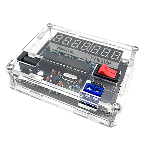 Risegun 0.45Hz-10MHz Frequenzmesser, VR Frequenzband Frequenzmesser Automatischer Bereichsumwandlungs mit Gehäuse DIY Kit, 0,000001 Hz 7-Bit Präzisionsauflösung Risegun 0.45Hz-10MHz Frequenzmesser, VR Frequenzband Frequenzmesser Automatischer Bereichsumwandlungs mit Gehäuse DIY Kit, 0,000001 Hz 7-Bit Präzisionsauflösung von Risegun