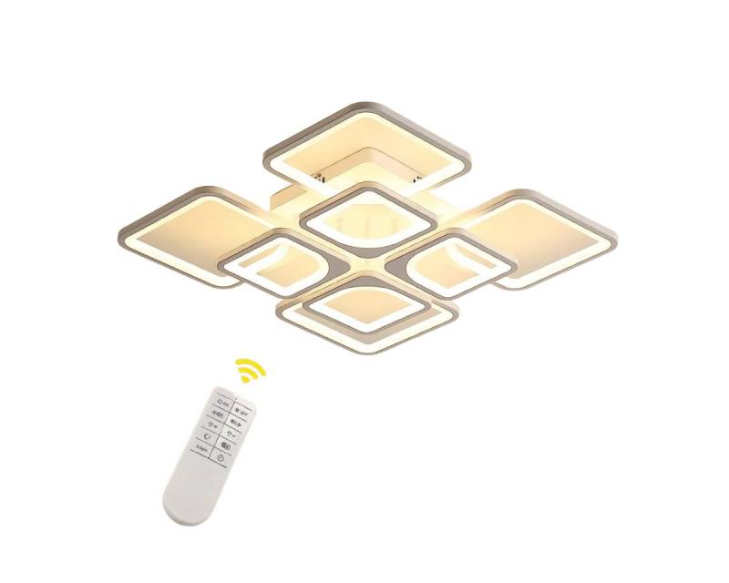 Riserva Deckenleuchte Dimmbare LED Deckenleuchte für Wohnzimmer,mit Fernbedienung,3000-6000K von Riserva