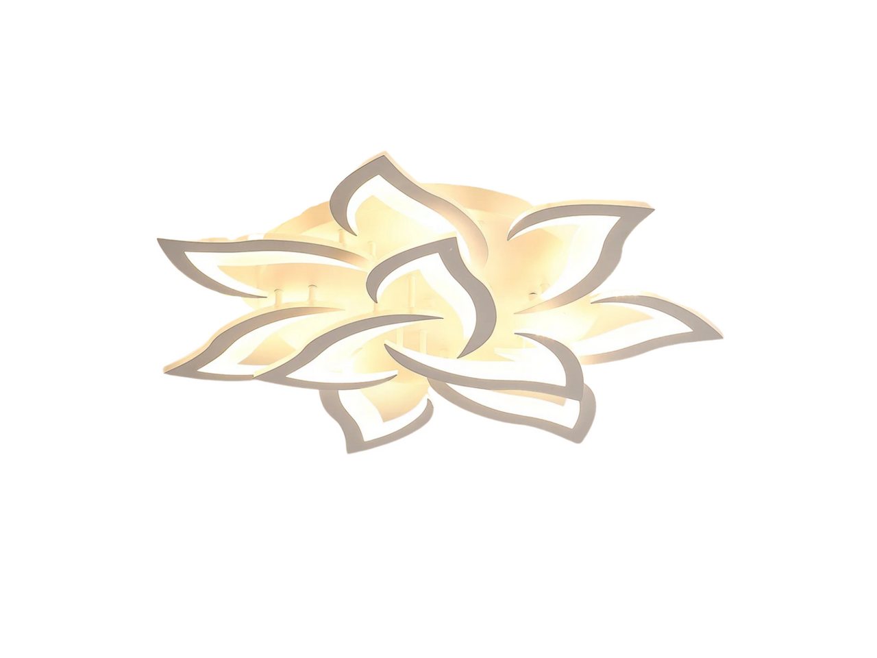 Riserva Deckenleuchte Schwalbenschwanz Blumen Deckenleuchte,weiß, 10 Köpfe,90W,warmes Licht Riserva Deckenleuchte Schwalbenschwanz Blumen Deckenleuchte,weiß, 10 Köpfe,90W,warmes Licht von Riserva