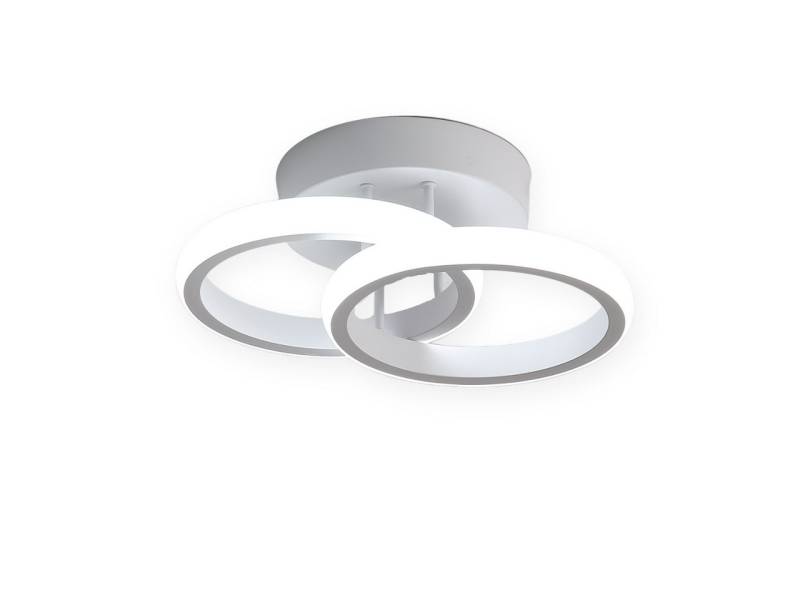 Riserva Dekolicht Aluminium Deckenleuchte,22W LED Energiesparlampe,schlichte Form, Augenschutzdesign,einfache Installation,für Büros,Flure,Gänge von Riserva