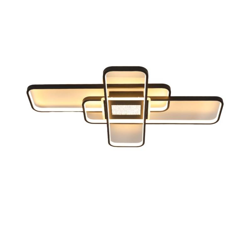 Riserva LED Deckenleuchte Dimmbare Deckenleuchte, schwarz, mit Fernbedienung, 56W Riserva LED Deckenleuchte Dimmbare Deckenleuchte, schwarz, mit Fernbedienung, 56W von Riserva