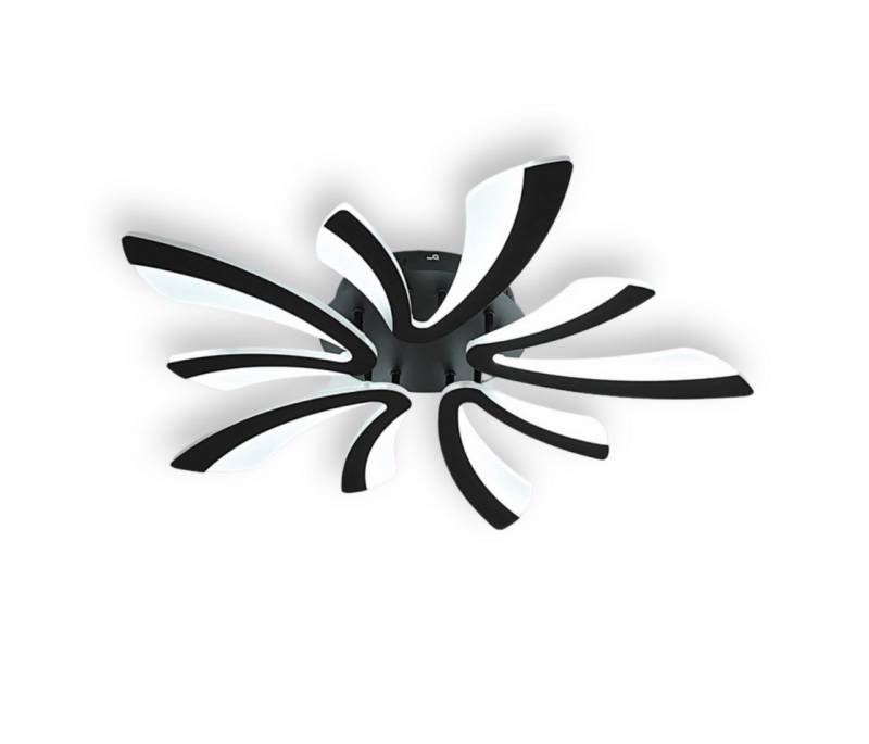 Riserva LED Deckenleuchte Dimmbare LED Lampe,Wohnzimmer Deckenleuchte, mit Fernbedienung, 48W, Flimmerfreies Design, schont die Augen von Riserva