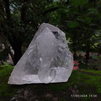 Natürliche Bergkristall Ganesha - Edelstein Crystal Geschnitzte Ganesh Statue von RishikeshHandicraft