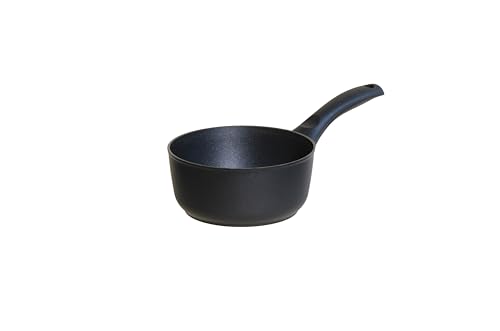 RISOLI' Easy Extra Black Antihaft-Topf für Induktion Ø16, aus geschmiedetem Aluminium, 3 mm, hergestellt in Italien von Risoli