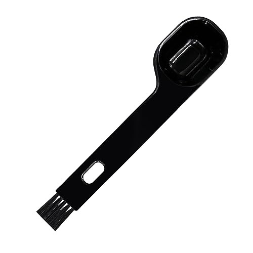 Ristyur Kaffeepinsel,2-in-1-Espresso-Reinigungsbürste | Wiederverwendbare tragbare Espressomühlenbürste mit Löffel für die in der Küche zu Hause von Ristyur