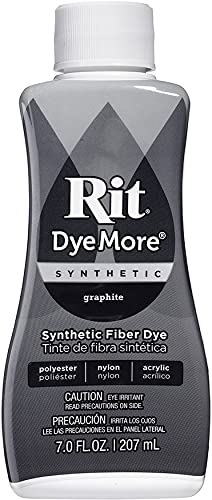 Flüssigfarbstoff für synthetische Stoffe von Rit DyeMore, Graphit, 7-Ounce von Rit Dye
