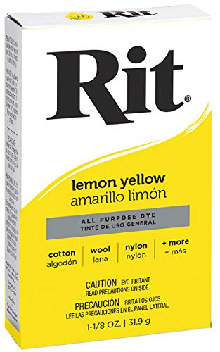 Rit Puderfarbe, Polyester, Zitronengelb, 1 Packung Rit Puderfarbe, Polyester, Zitronengelb, 1 Packung von Rit