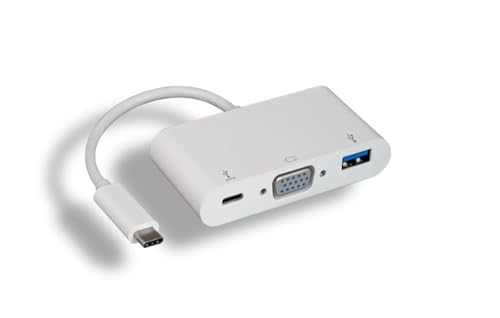 RiteAV USB 3.1 Typ C Stecker auf USB 3.0 A Buchse / VGA Buchse / Typ C Buchse Ladeadapter RiteAV USB 3.1 Typ C Stecker auf USB 3.0 A Buchse / VGA Buchse / Typ C Buchse Ladeadapter von RiteAV