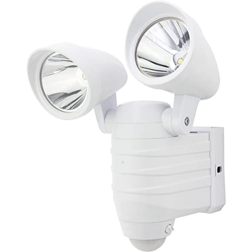 RITOS Batterie LED Doppel-Spotstrahler mit Bewegungsm. und Wandhalterung, ws von Ritos