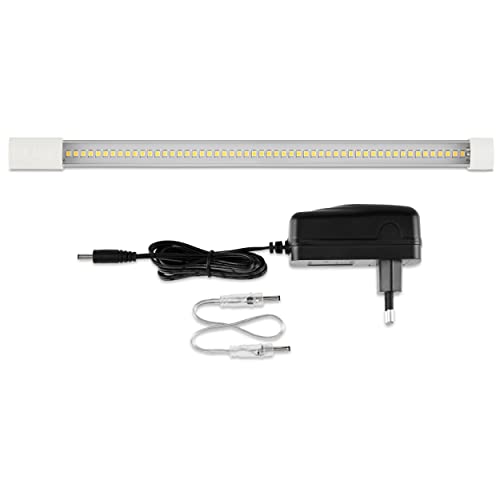 REV - LED Unterbauleuchte XS mit Sensor, 25.000h, Lampe 4,5W, 300lm, 300 x 20 x 15 mm, weiss von REV