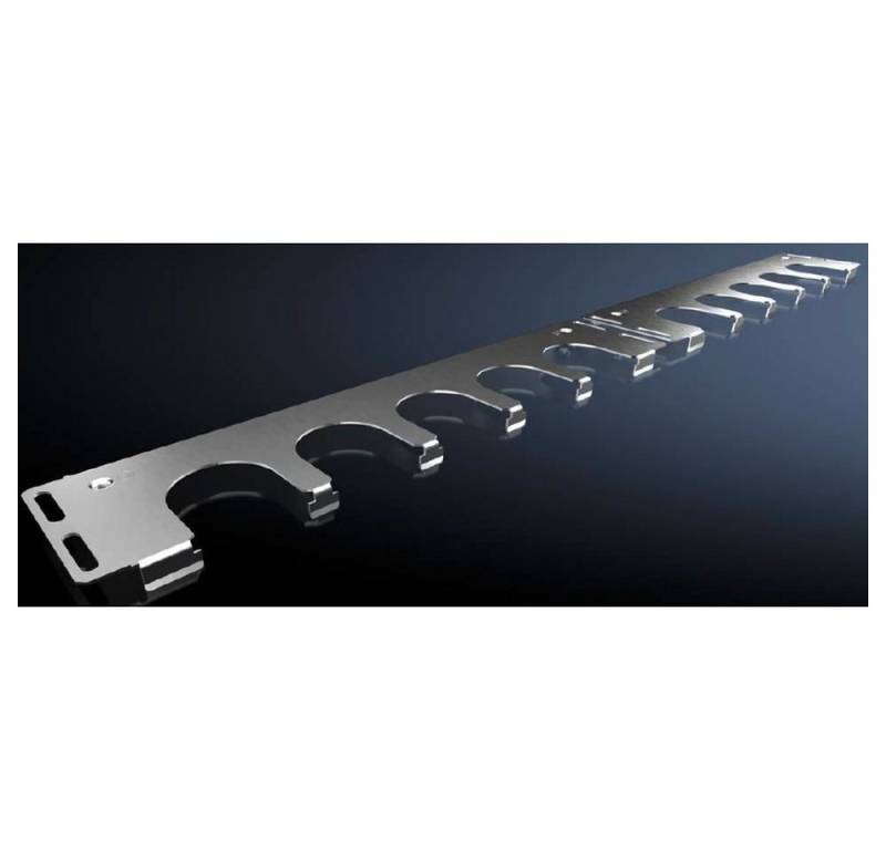 RITTAL Kabeldurchfuhr Rittal VX 8619.801 Kabeldurchführungsplatte 8-fach Stahlblech 2 St, VX 8619.801 von Rittal