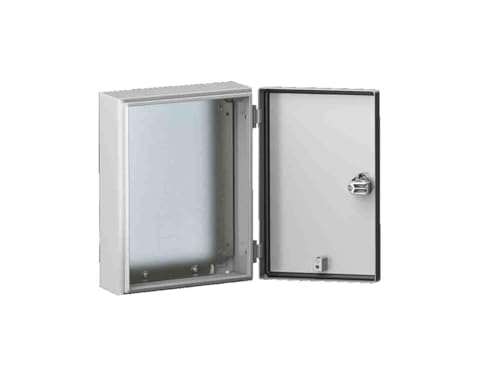 Rittal KX Stahl Wandgehäuse RAL 7035, grau IP66, HxBxT 600 mm x 300 mm x 155mm von Rittal