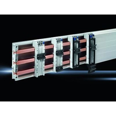 Sammelschienenadapter RiLine Abst=60mm Rundleiter 32A 5-10mm 45mm Sammelschienenadapter RiLine Abst=60mm Rundleiter 32A 5-10mm 45mm von Rittal